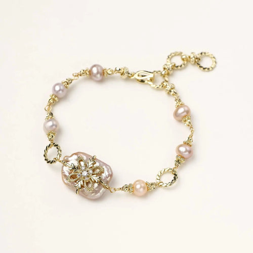 Baroque Pearl Bloom Bracelet Mohamed jewelry My Store