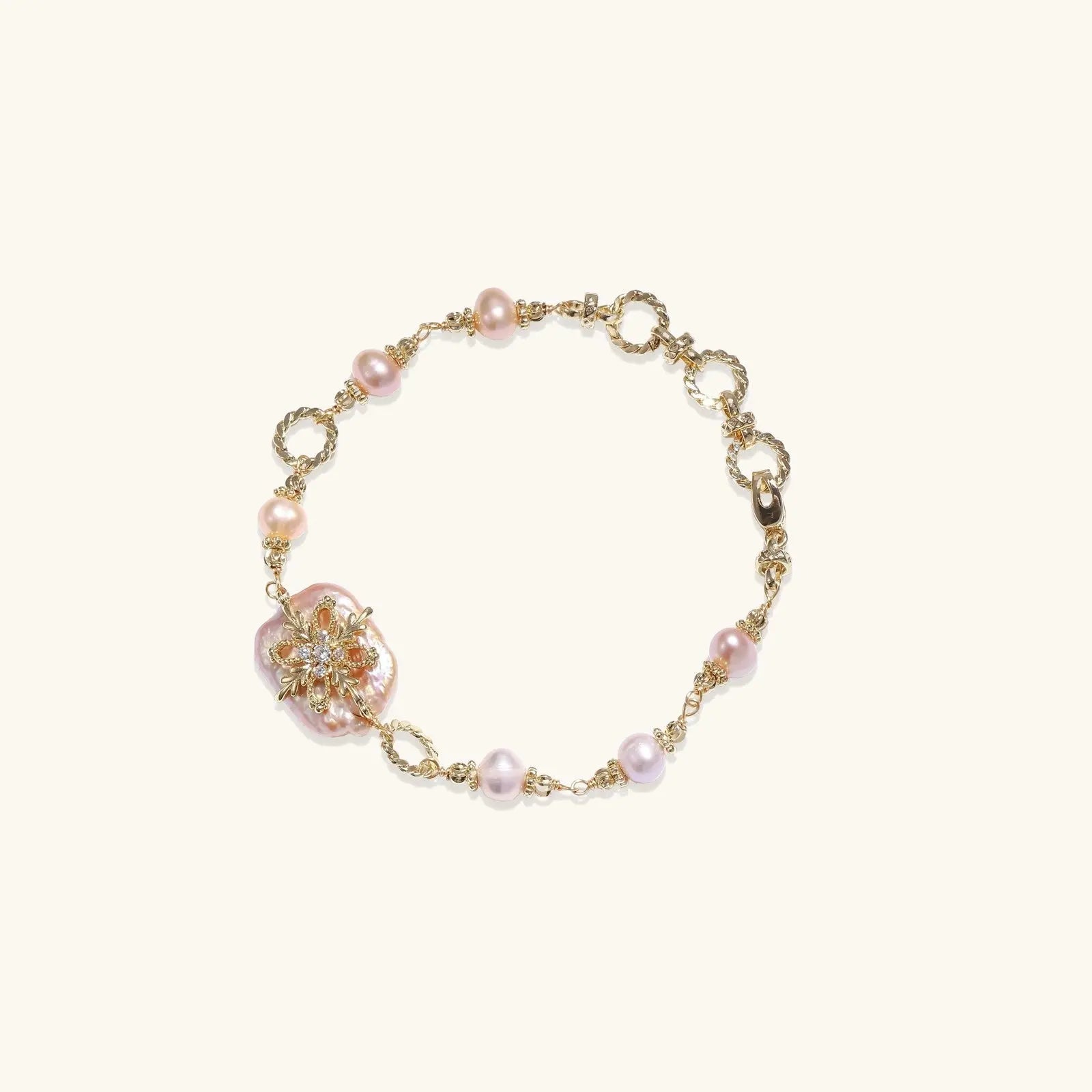 Baroque Pearl Bloom Bracelet Mohamed jewelry My Store