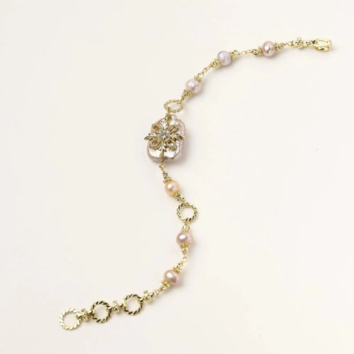 Baroque Pearl Bloom Bracelet Mohamed jewelry My Store