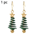 Christmas Earrings Tree Star DIY Earrings Mohamed jewelry My Store