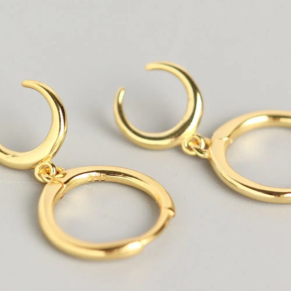 Crescent earrings moon earrings earrings Mohamed jewelry My Store