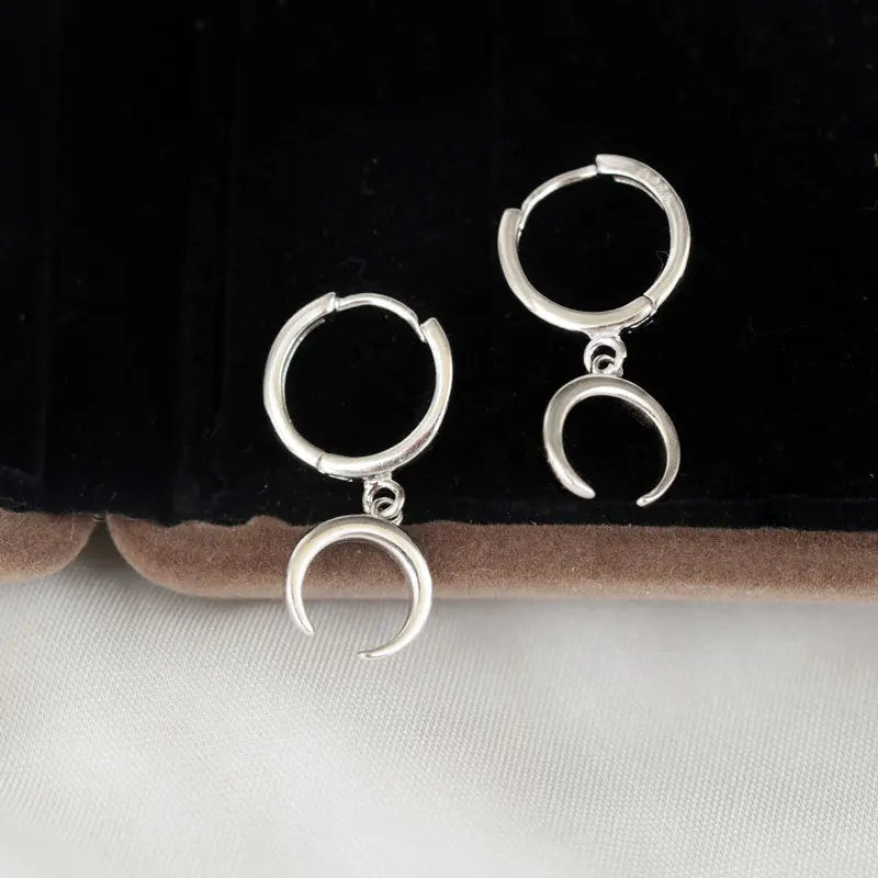 Crescent earrings moon earrings earrings Mohamed jewelry My Store