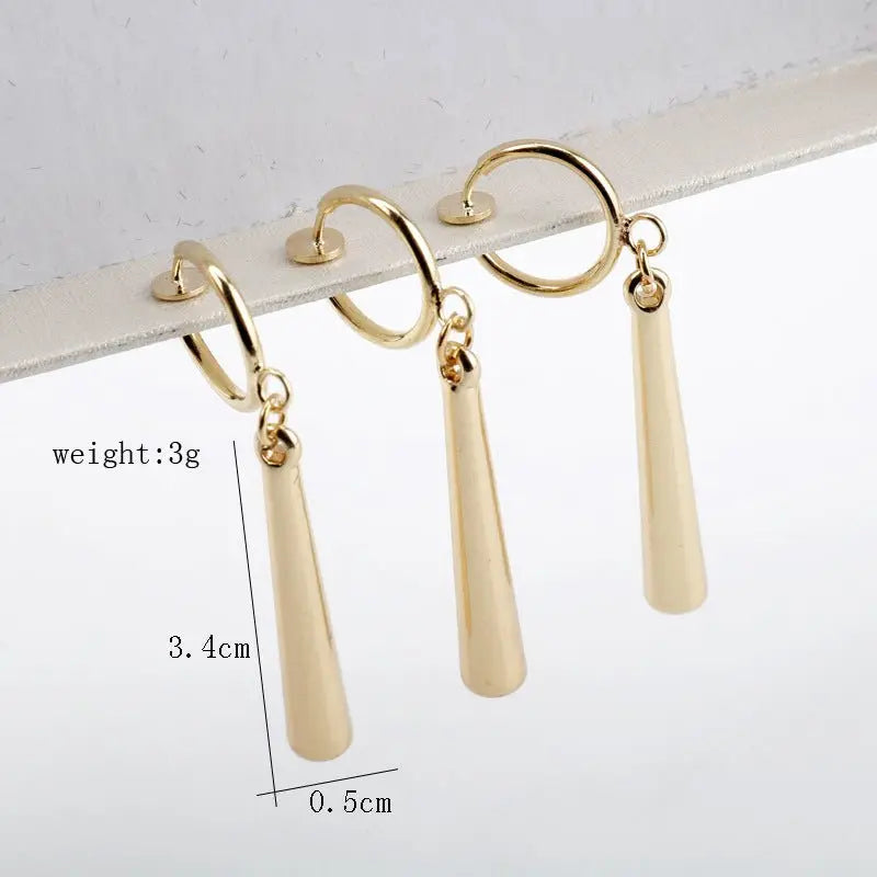 Earrings Earrings Long Drop Earrings Ear Clips Mohamed jewelry My Store