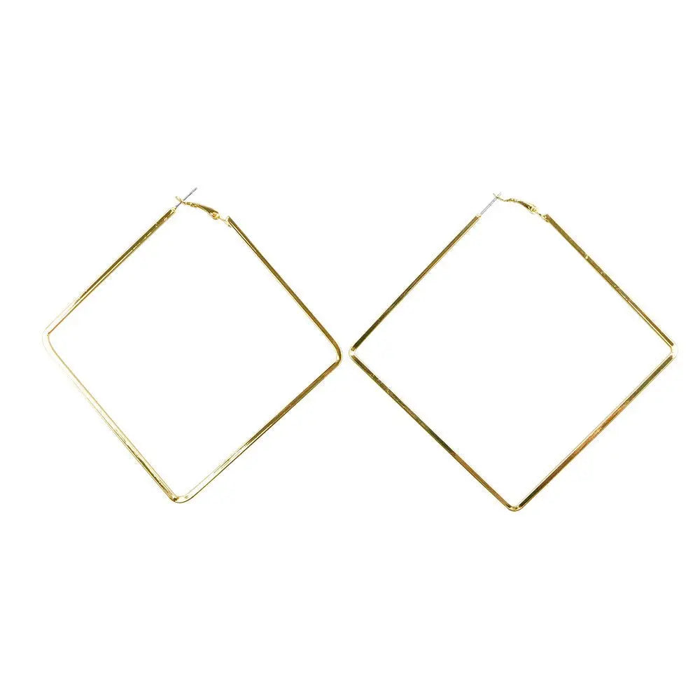 Earrings Women's Geometric Diamond Earrings Earrings Mohamed jewelry My Store