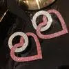 Fashion peach Heart Accessories Earrings Mohamed jewelry My Store
