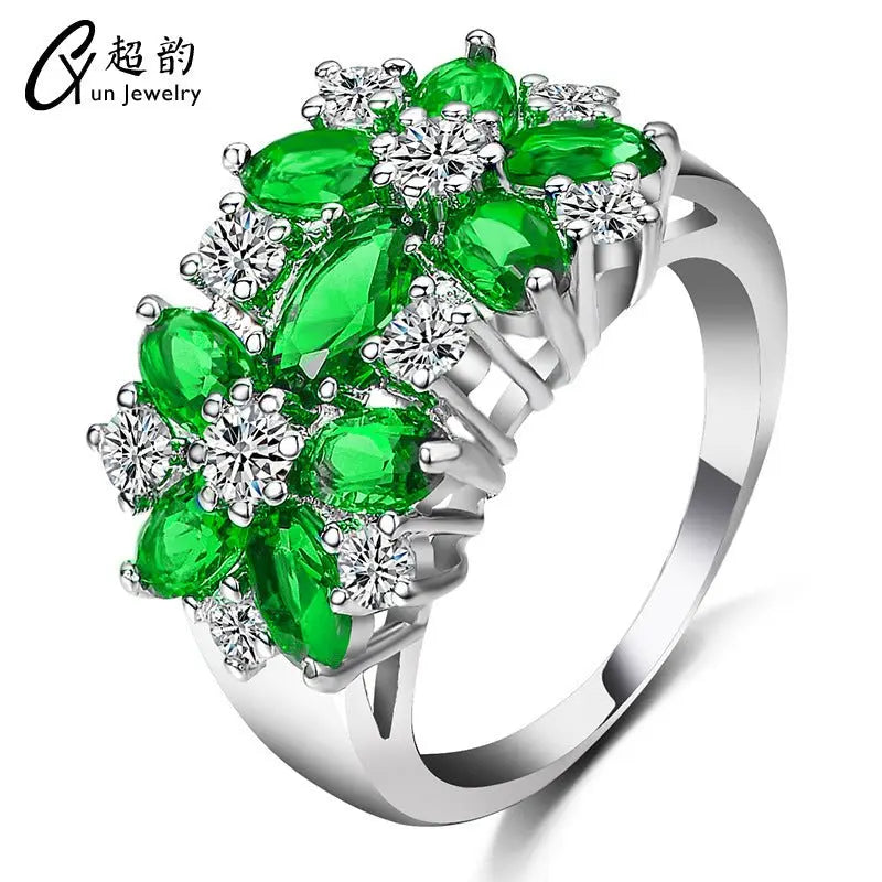 flower rings for women fashion jewelry gift Mohamed jewelry My Store