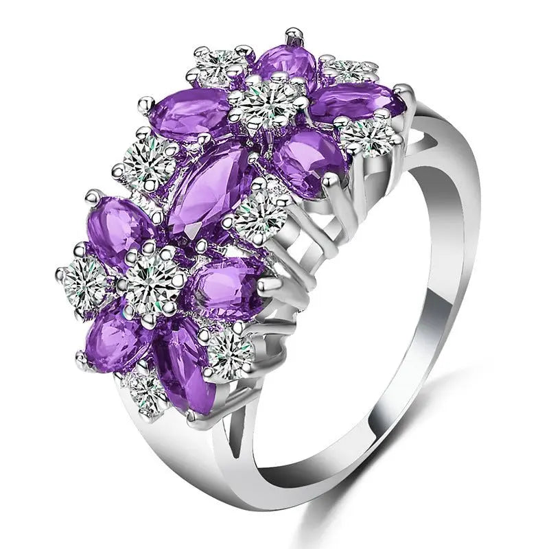 flower rings for women fashion jewelry gift Mohamed jewelry My Store