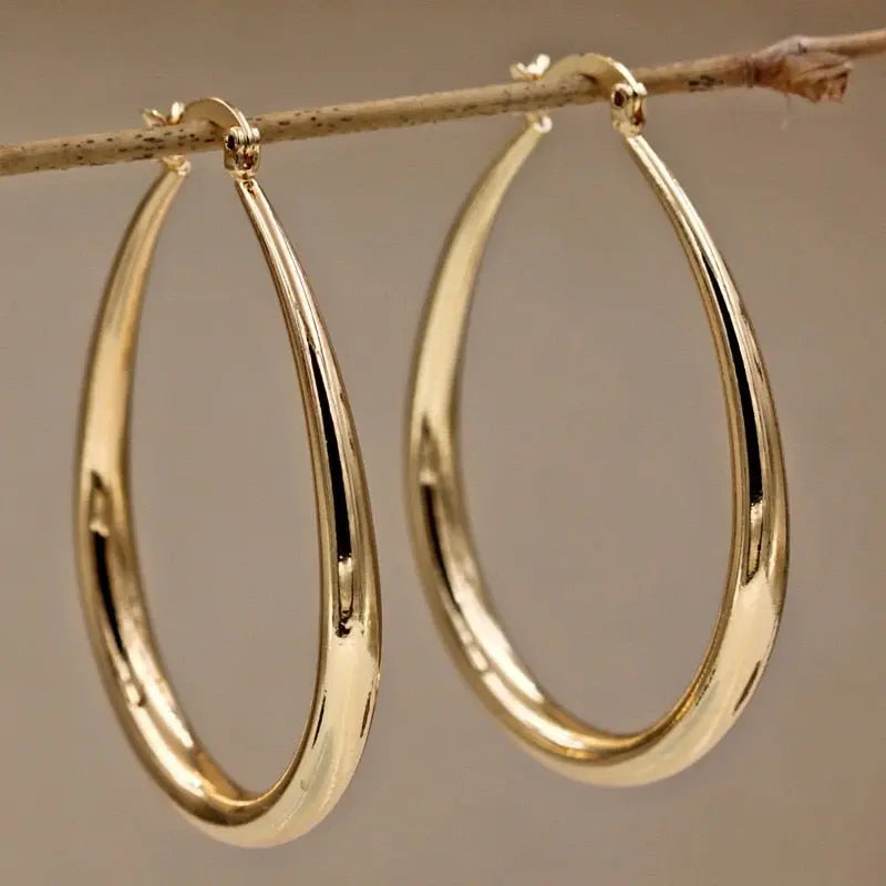 Geometric oval earrings earrings earrings Mohamed jewelry My Store