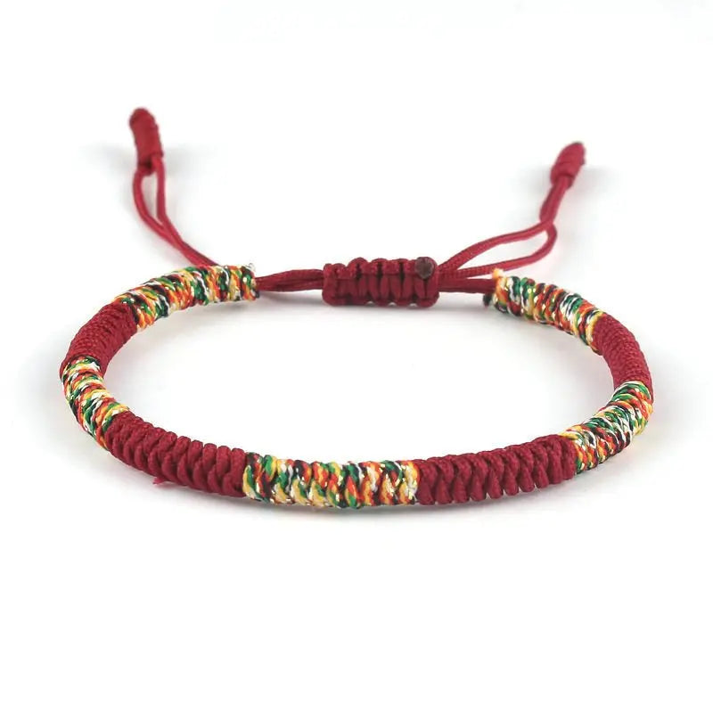 Hand-woven Diamond Knot Couple Red Rope Bracelet Mohamed jewelry My Store