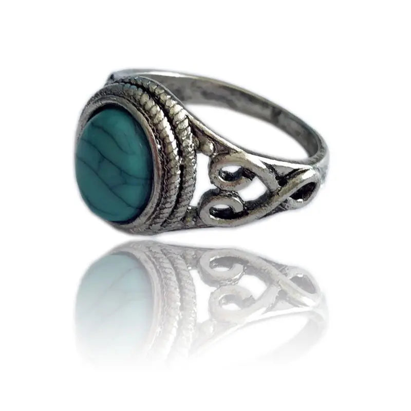 New Boho Blue Engagement jewelry Rings Mohamed jewelry My Store