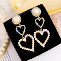 Pearl Rhinestone Drop Earrings Mohamed jewelry My Store