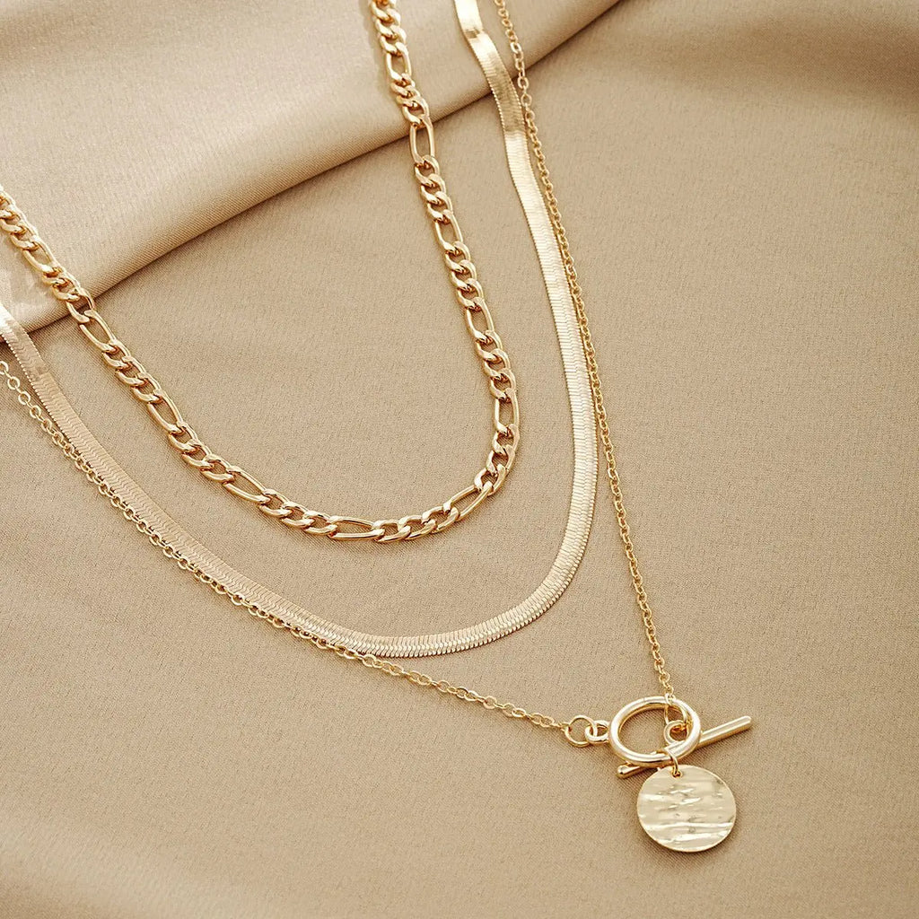 Retro Versatile Multi-layer Snake Chain Mohamed jewelry My Store