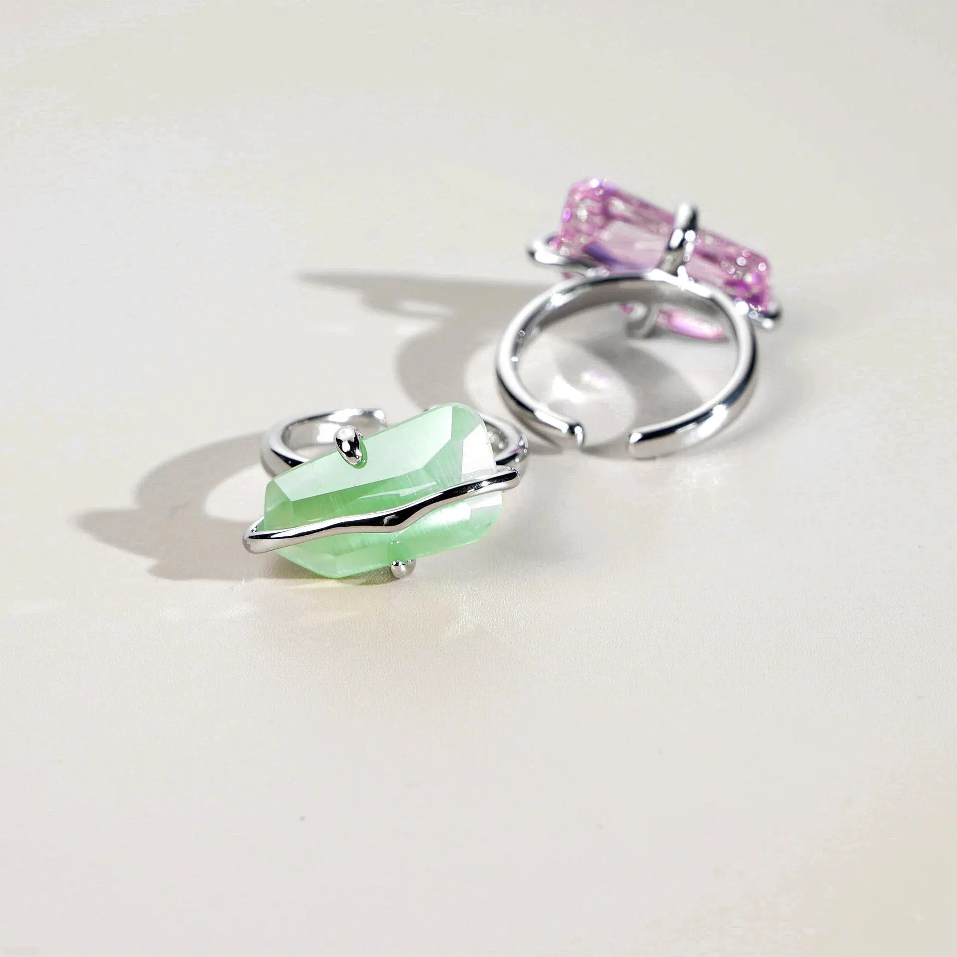 Ring Female Peach Blossom Simple Design Niche Mohamed jewelry My Store