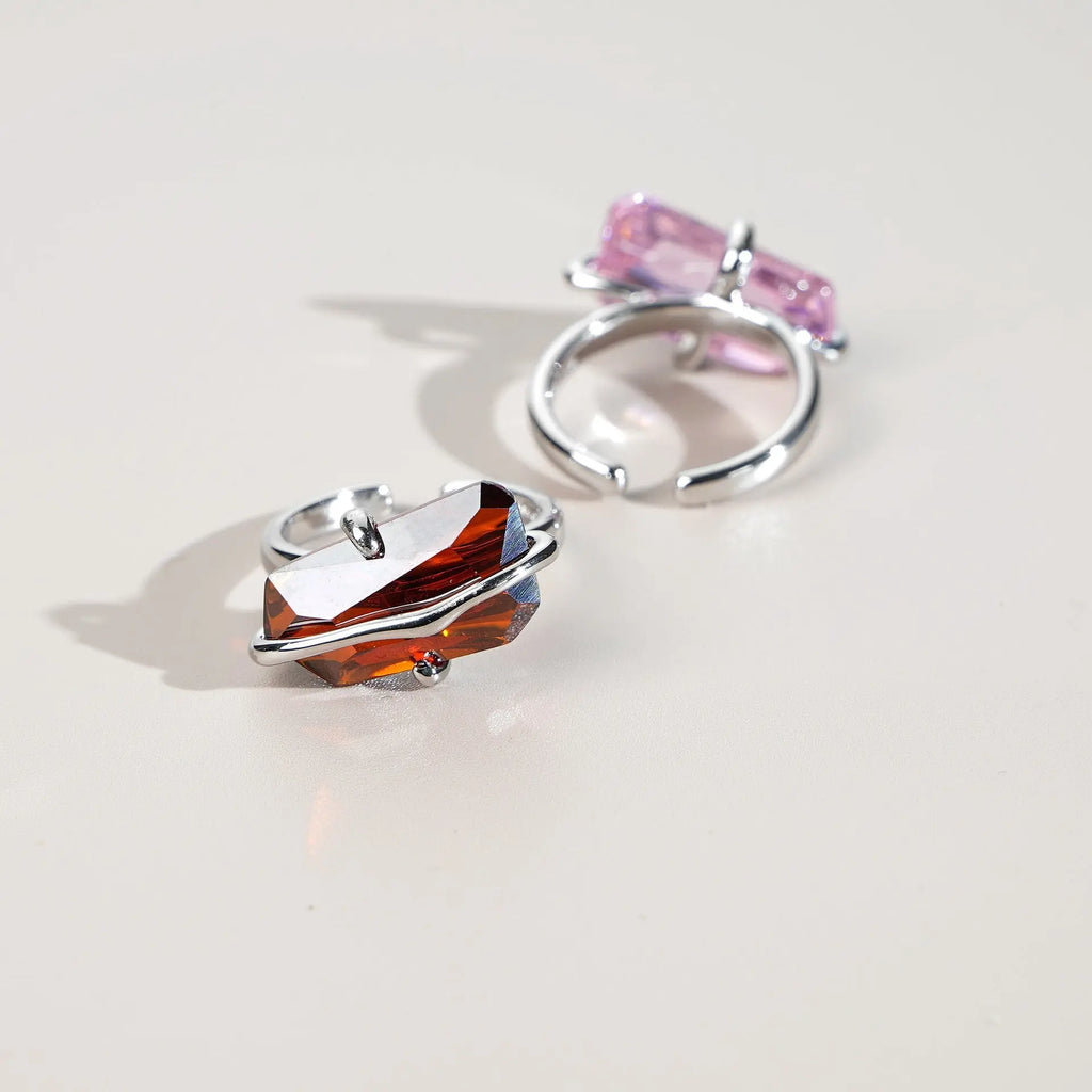Ring Female Peach Blossom Simple Design Niche Mohamed jewelry My Store