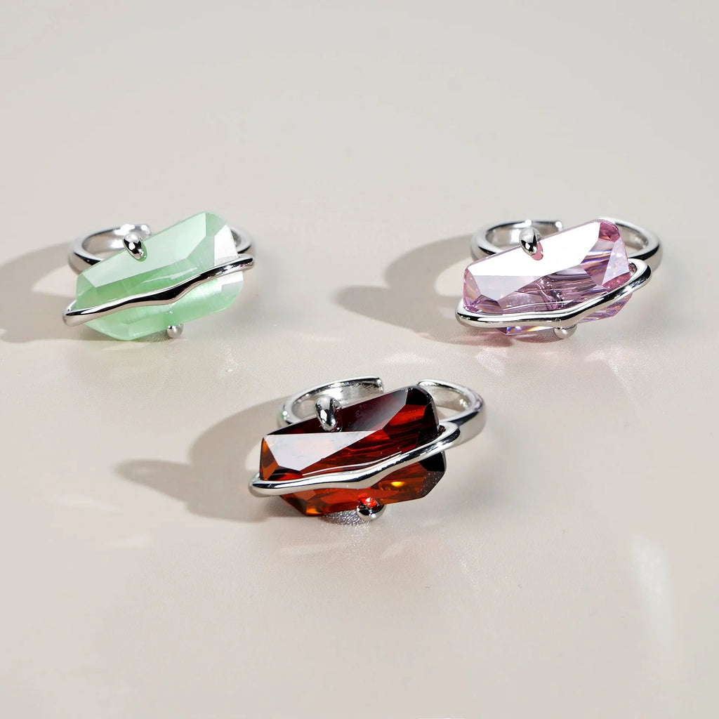 Ring Female Peach Blossom Simple Design Niche Mohamed jewelry My Store