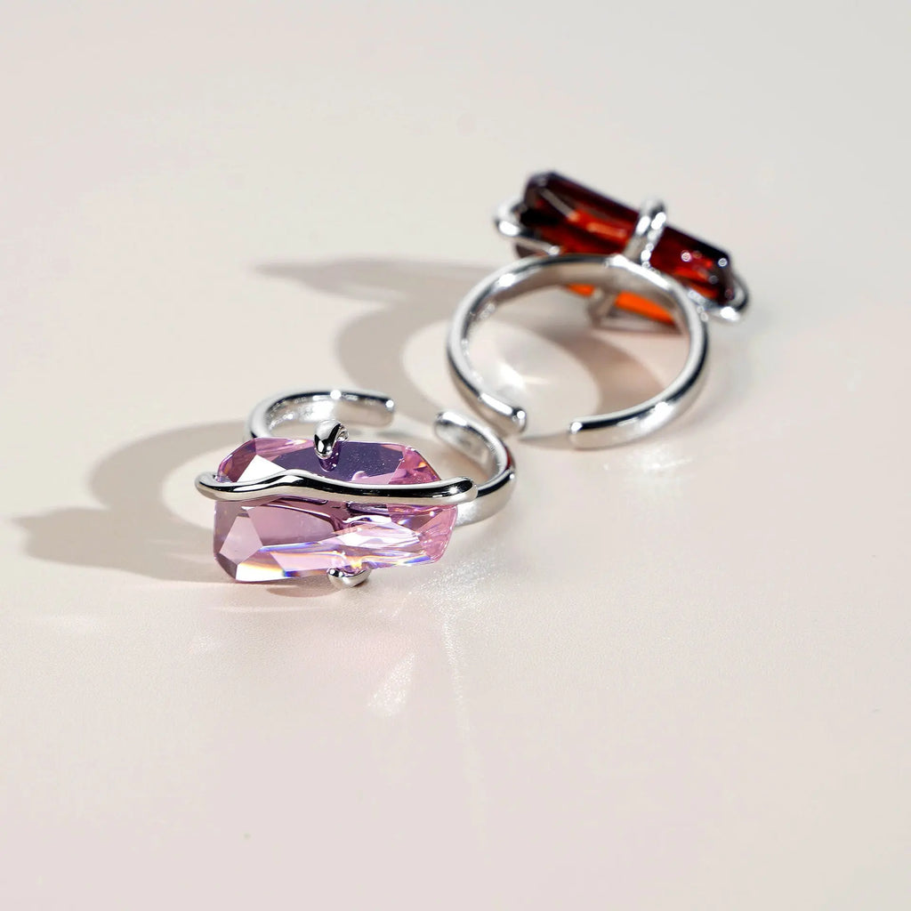 Ring Female Peach Blossom Simple Design Niche Mohamed jewelry My Store