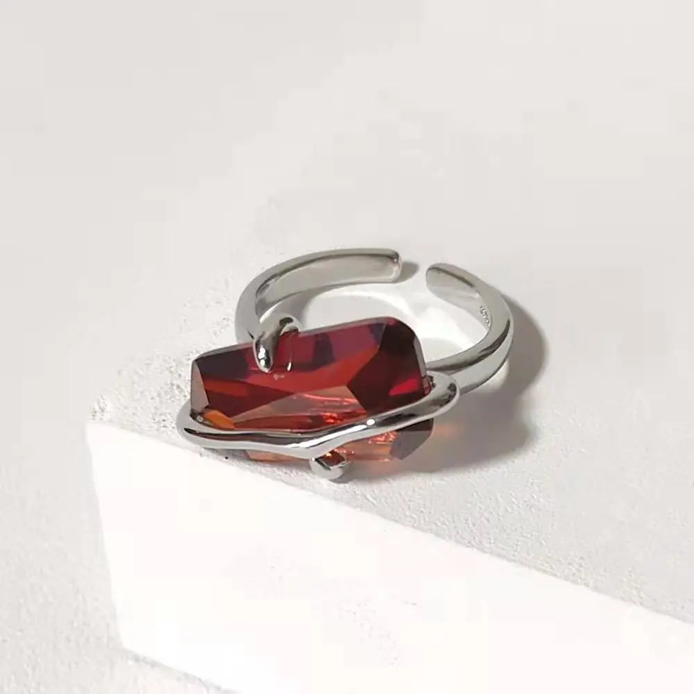 Ring Female Peach Blossom Simple Design Niche Mohamed jewelry My Store
