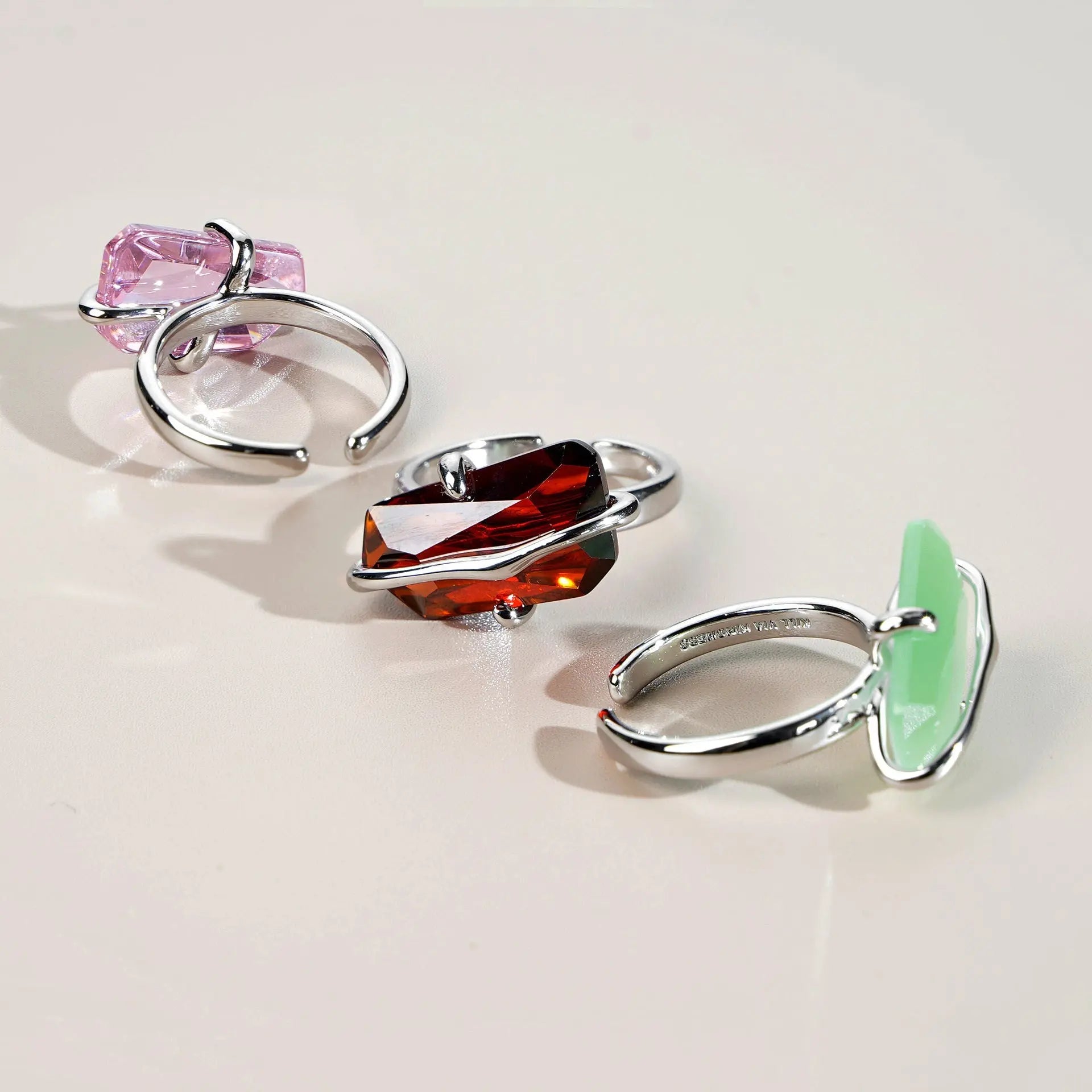 Ring Female Peach Blossom Simple Design Niche Mohamed jewelry My Store