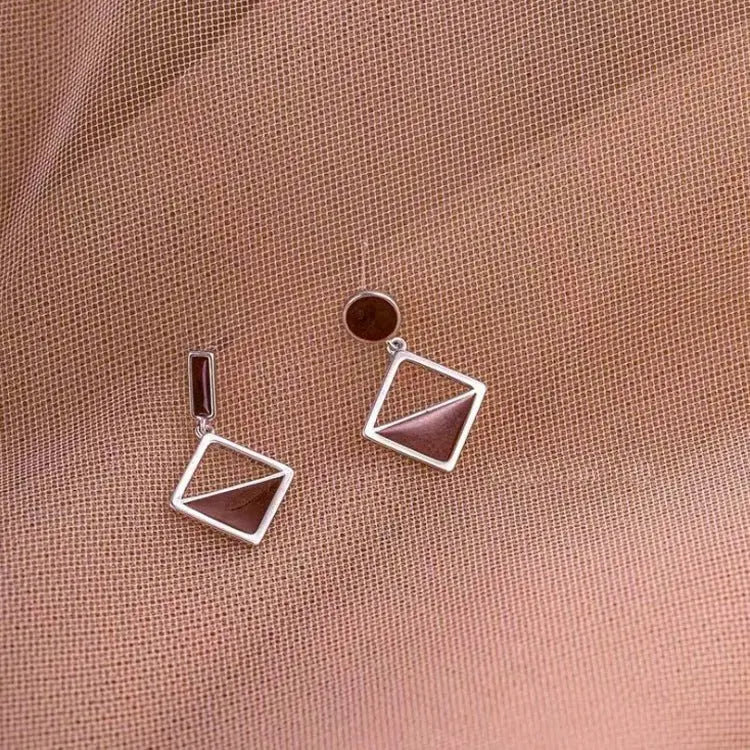 Temperament Earrings Asymmetrical Earrings Frosty Earrings Mohamed jewelry My Store