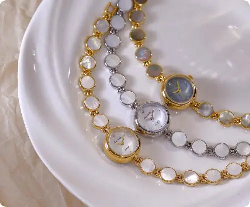 Vintage Bracelet With Aurora-like Natural Shell Waterproof Mohamed jewelry My Store
