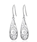White Stud Earrings, Carved Earrings, Earrings Mohamed jewelry My Store