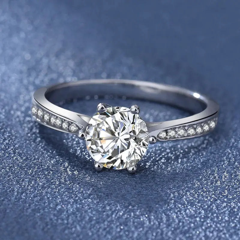 Women's Rings Real Gold Diamond Wedding Ring Jewelry Mohamed jewelry My Store